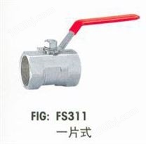 中国台湾富山不锈钢一片式球阀FS311